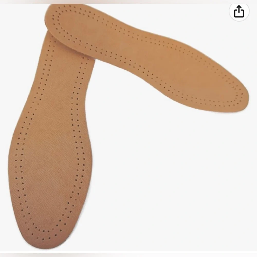 🔥Shoeslulu Magic Absorbent Ultra Thin Lambskin Leather Insoles - 2 pair🔥 NWT